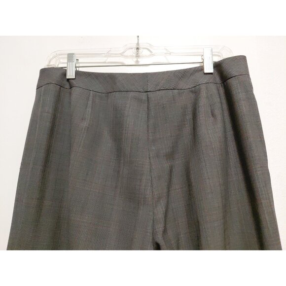 Lafayette 148 New York Women's Dress Pants Wool Wide Leg Grey Size 6  30x33 - Picture 5 of 7